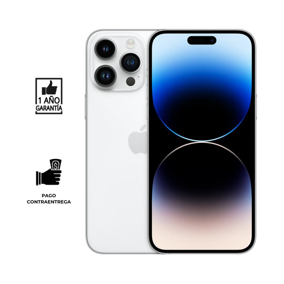 REACONDICIONADO iPhone 14 Pro Max 256gb I Grado A I color Plata  (ESIM)